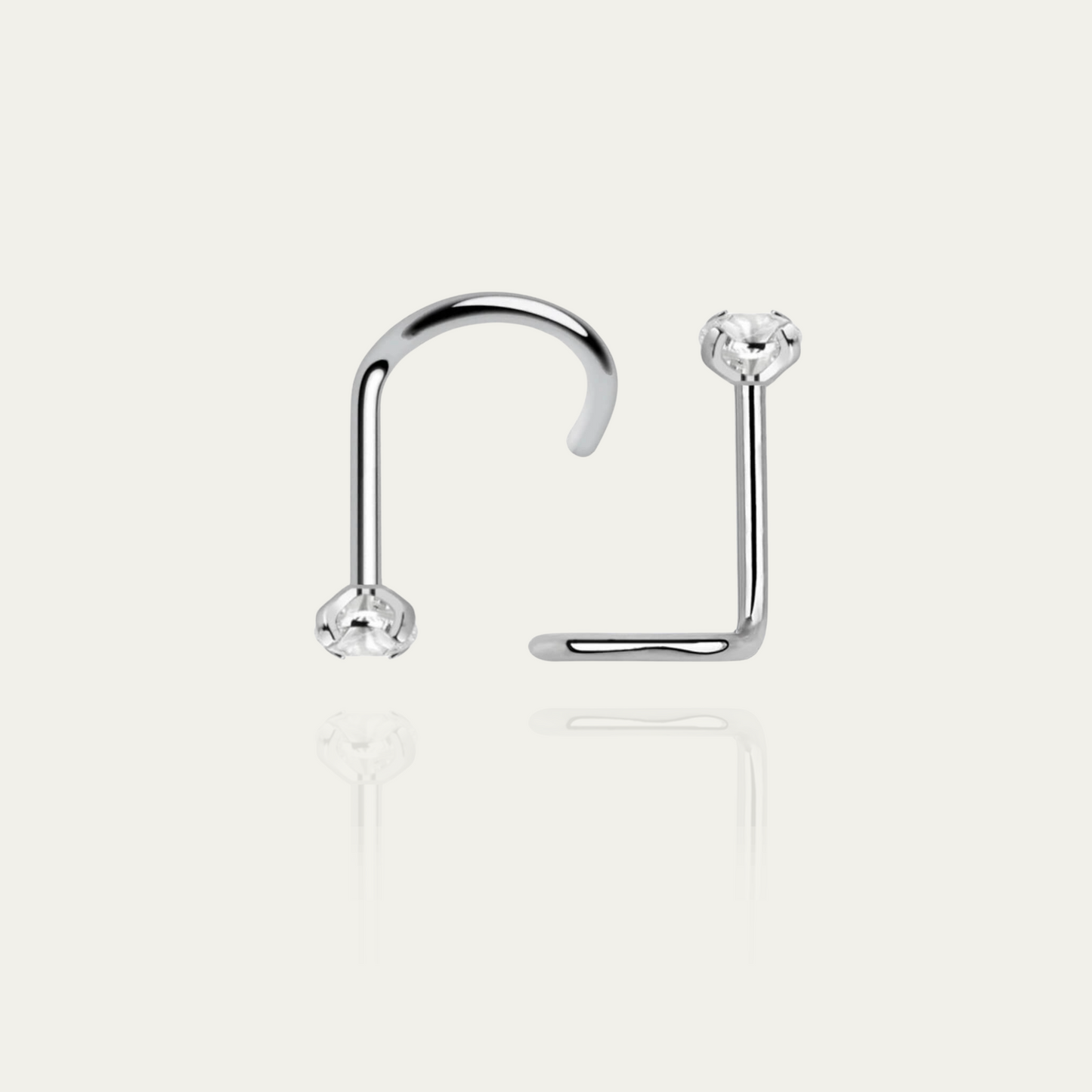 Nasenstecker Kristall-Spirale - Velvet Vista