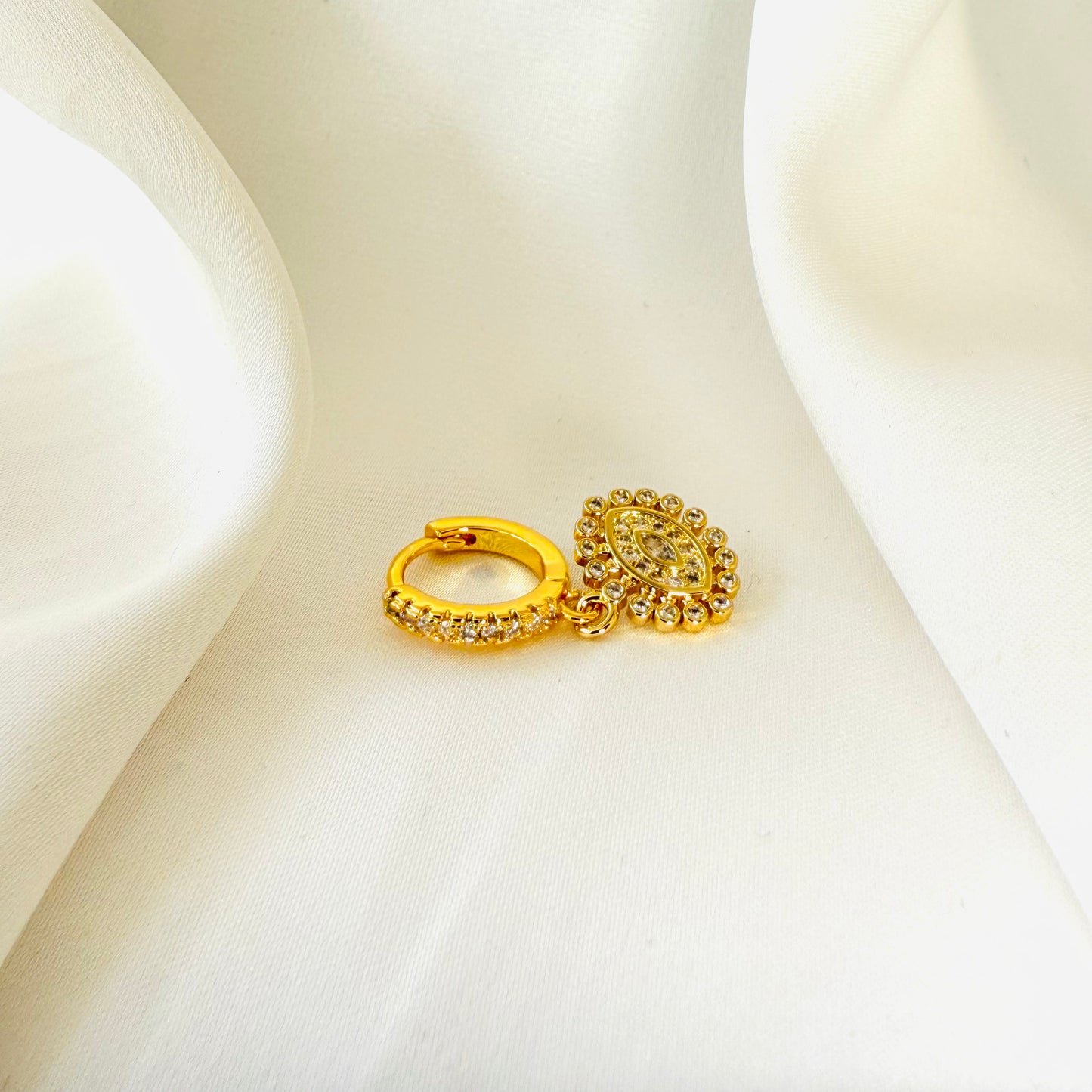 Ohrring Auge Gold - Velvet Vista