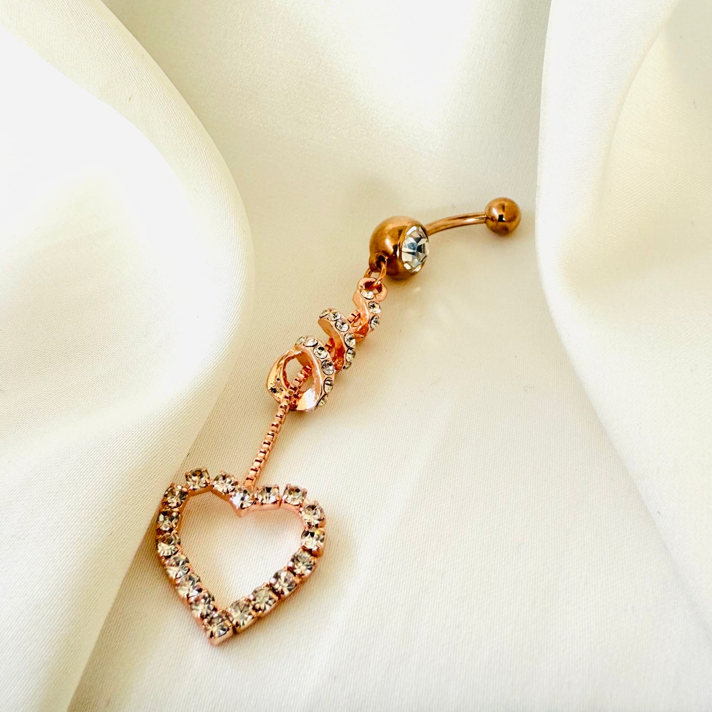 Bauchnabel Anhänger Herz - Velvet Vista