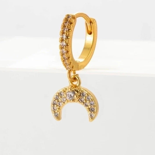 Ohrring Mond Gold - Velvet Vista