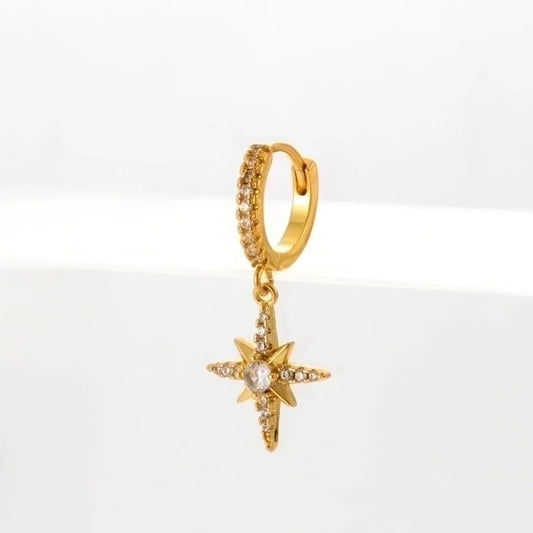 Ohrring Stern Gold - Velvet Vista