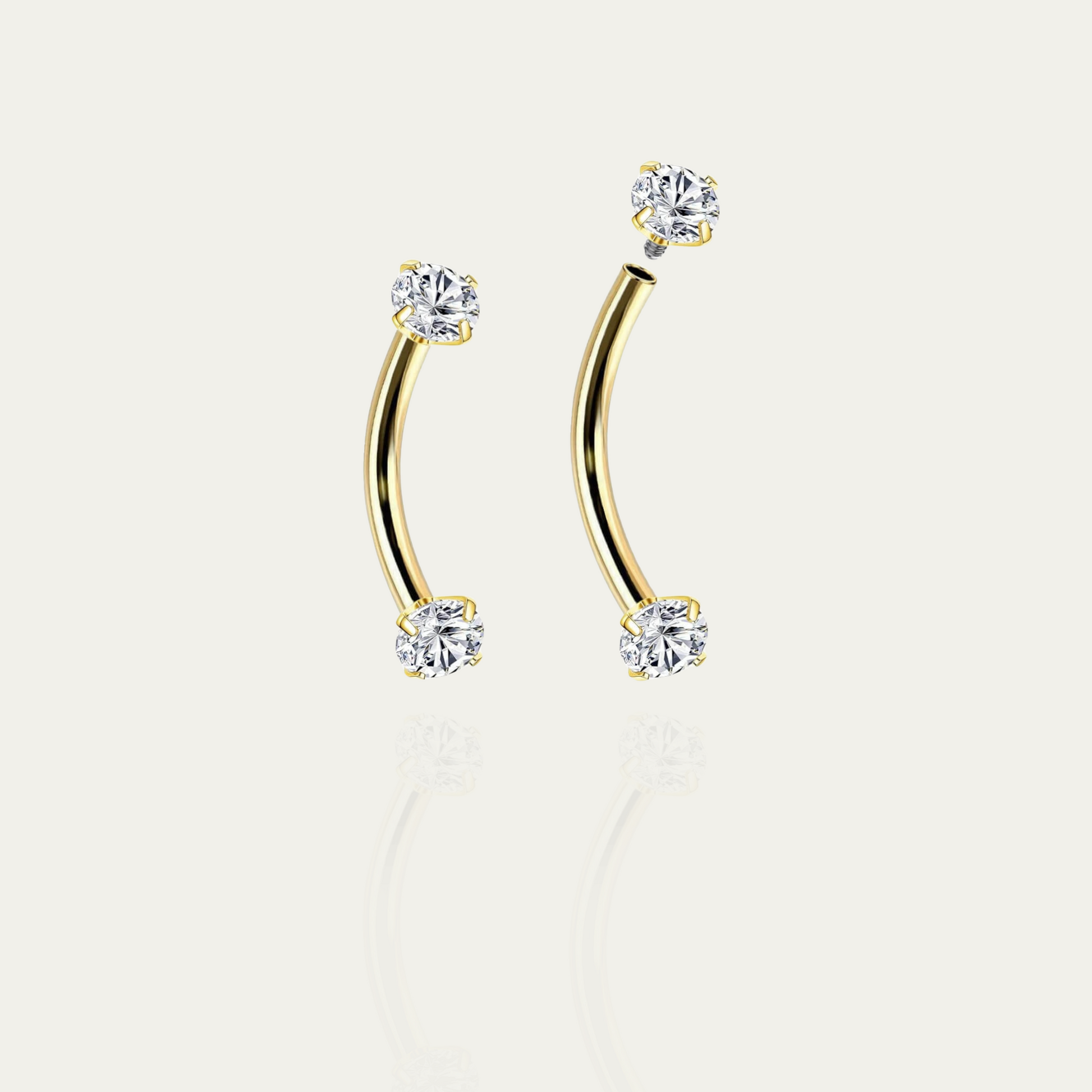 Banana Titan Kristallstein Gold - Velvet Vista