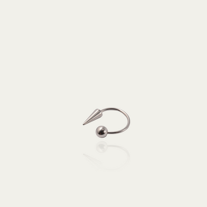 Stainless Steel Cone Lip Ring - Velvet Vista