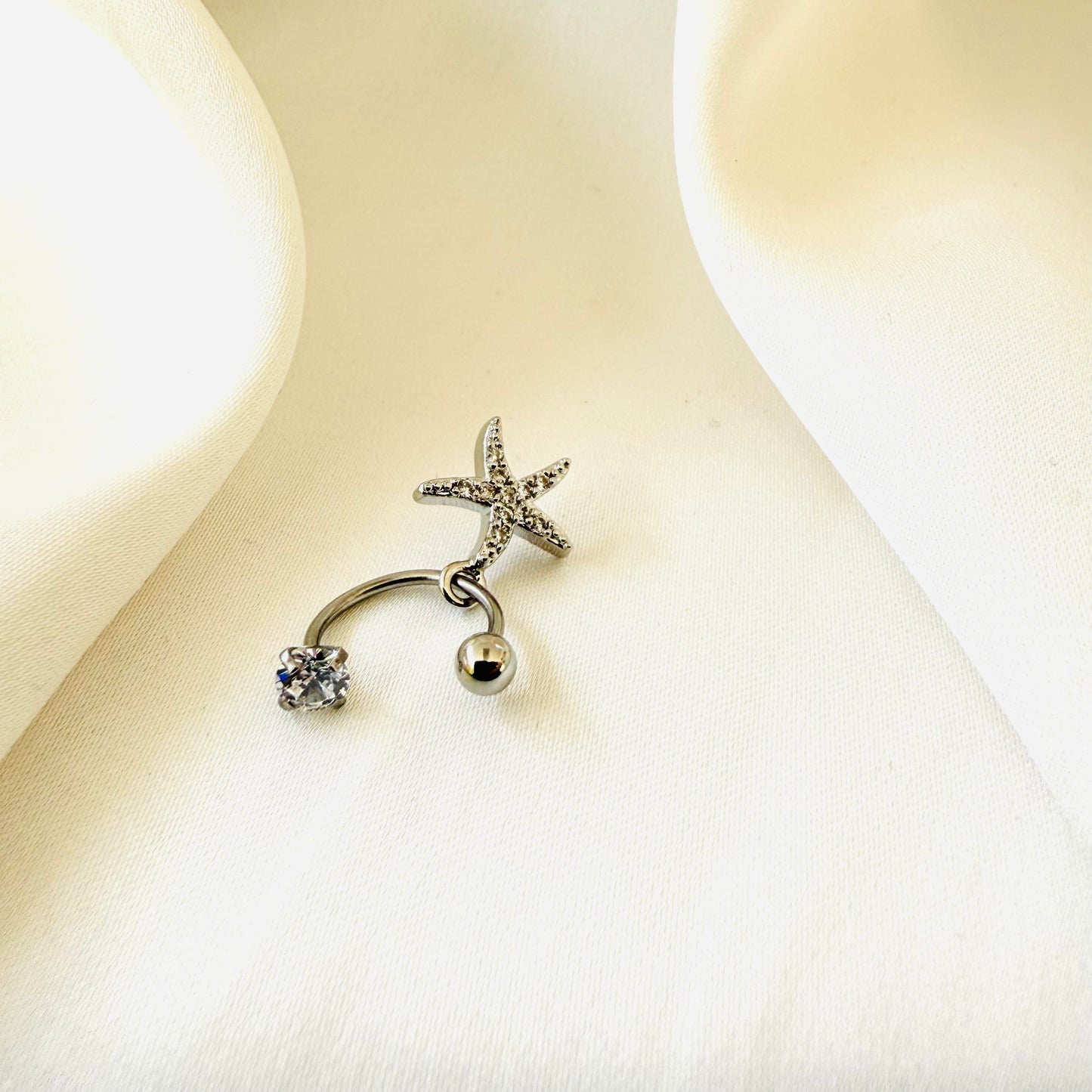 Ohrring Seestern Silber - Velvet Vista