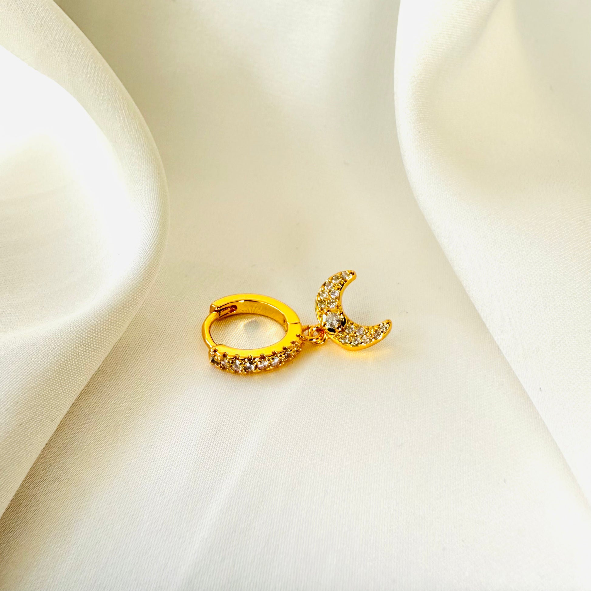 Ohrring Mond Gold - Velvet Vista