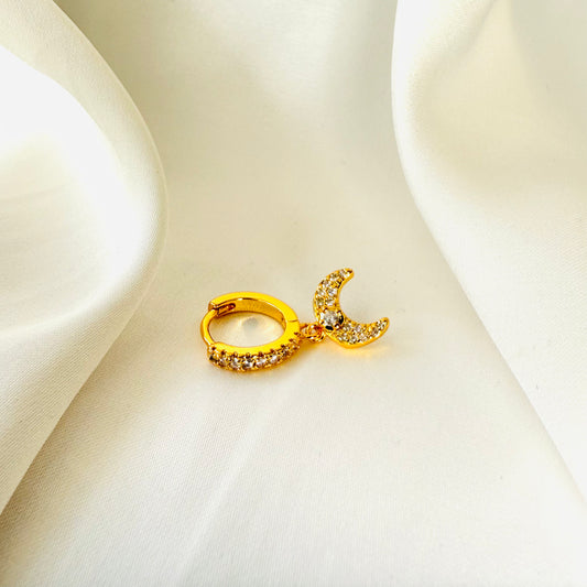 Ohrring Mond Gold - Velvet Vista