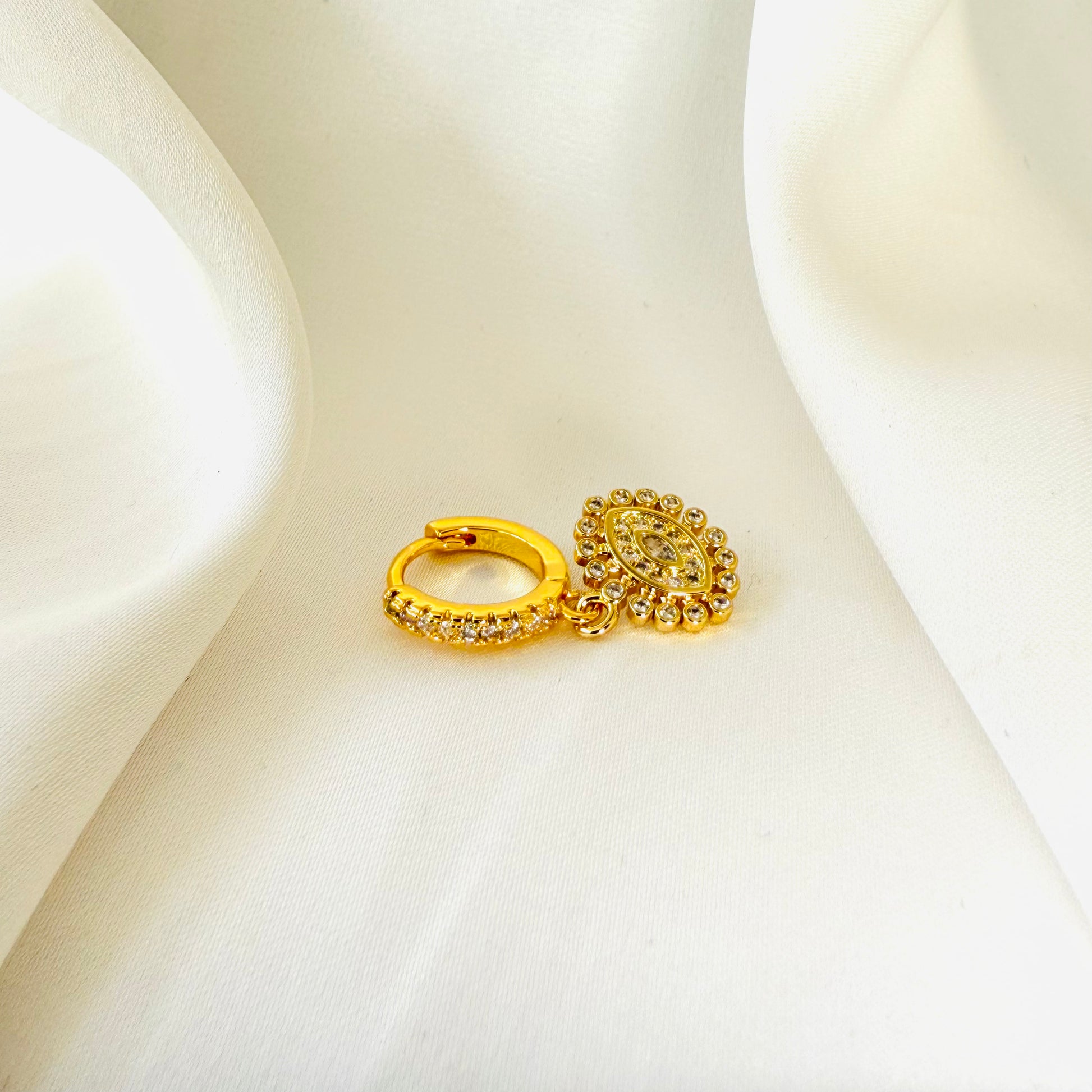 Ohrring Auge Gold - Velvet Vista