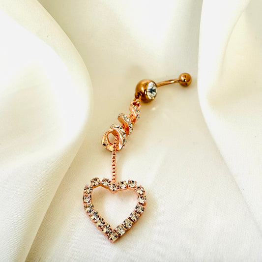 Bauchnabel Anhänger Herz - Velvet Vista