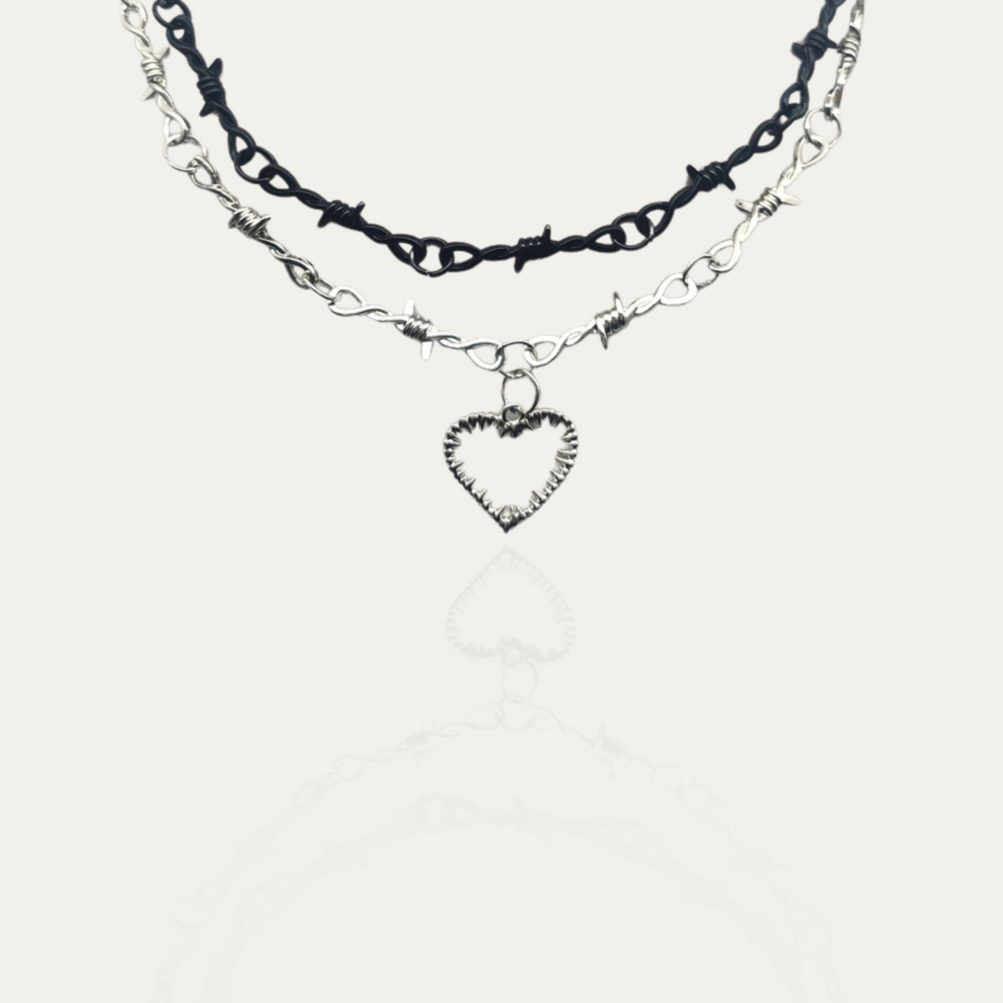 Wire Thorn Heart - Velvet Vista