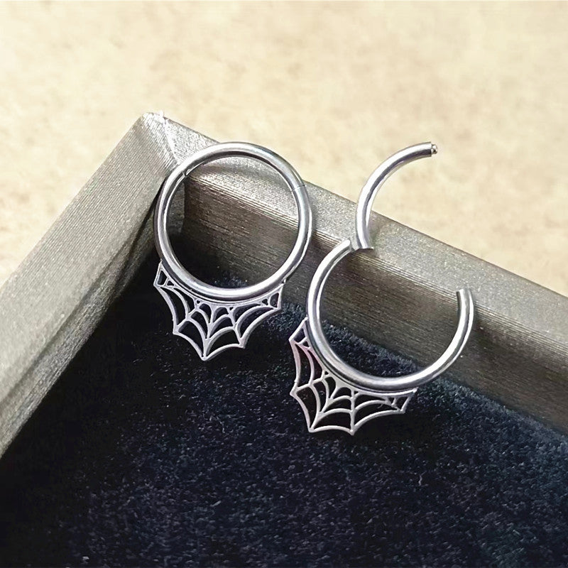 Spider Web Nose Stud - Velvet Vista