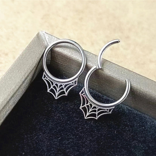 Spider Web Nose Stud - Velvet Vista