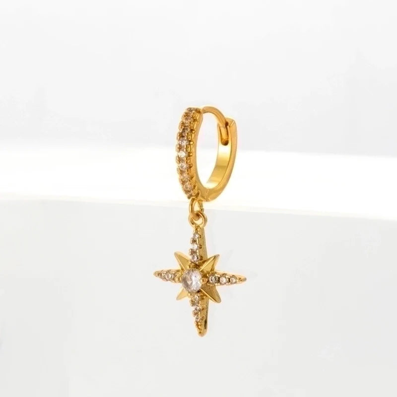 Ohrring Stern Gold - Velvet Vista