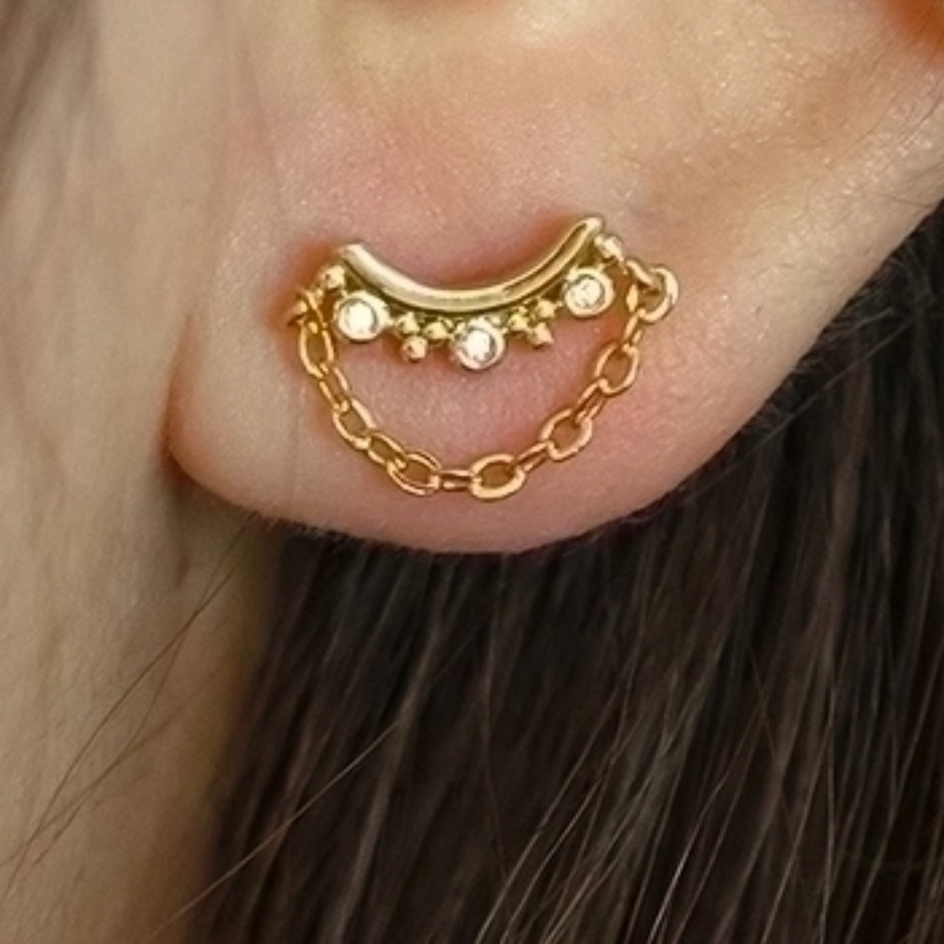 Ohrstecker Geometric Flower - Velvet Vista